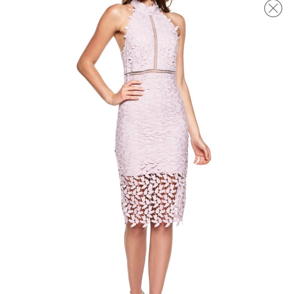 GORGEOUS lavender lace dress!